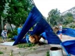 Смерч в Благовещенске унес посетителей ресторана