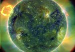 На Солнце произошла мощная вспышка