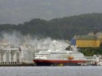 В Норвегии загорелся паром с 200 пассажирами